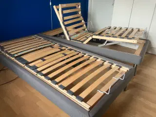 2 elevvationssenge uden madrasser