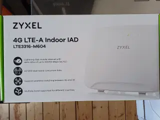 4G Zyxel LTE3316-M604, til simkort, +VOIP.