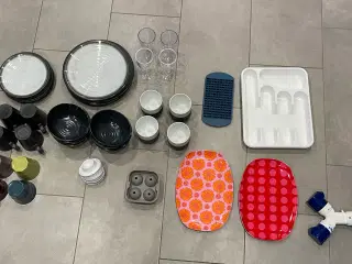 Camping service 49 dele, sælges samlet 