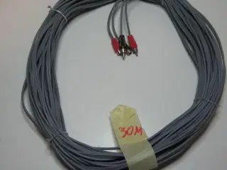 Phons kabel - 30M - 2 Kanaler