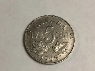 Five cent Canada 1928
