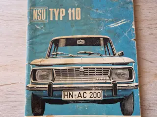 Instruktionsbog NSU 110