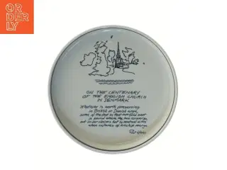 Royal Copenhagen centenary tallerken fra Royal Copenhagen (str. Ø 17,3 cm)