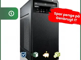 Lenovo ThinkCentre Edge 71 Intel i3 2120 3.3Ghz, 4 GB RAM, 128GB SSD - Windows 10 Pro - Grade B - stationær computer