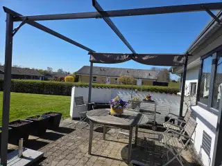 Pergola, KOSAMA, antracitgrå, næsten ny