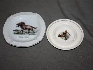 Askebæger med hest diam 13,5 cm