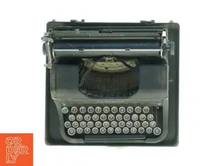 Vintage Underwood skrivemaskine med etui fra Underwood (str. 33 x 14 cm)