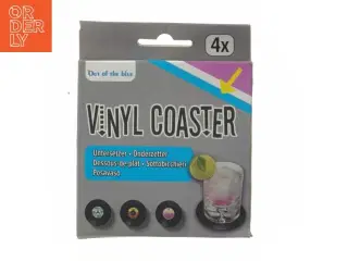 Vinyl glassbrikker sæt (str. Ø 10,5 cm)