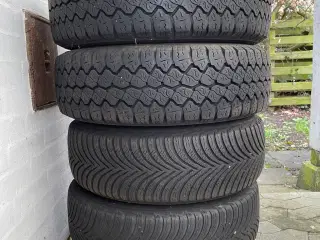 Vinterdæk - 2 stk Michelin + 2 stk Firestone