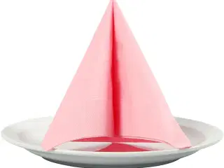 Lyserøde 3-lags papirservietter 33x33 cm - 20 stk.