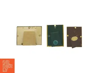 Sæt af vintage billedrammer (str. 12,5 x 9,5 cm 11 x 8 cm 10 x 7,5 cm)