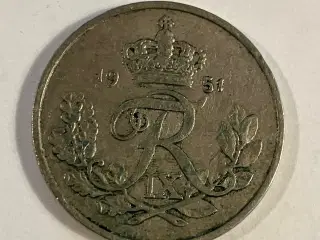 25 Øre 1951 Danmark