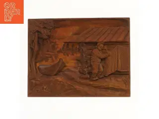 Trærelief Finland (str. 44,5x34,5 cm)