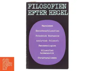 Filosofien Efter Hegel af Jørgen K. Bukdahl (Bog)