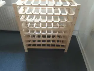   Vinreol 64 flasker bøg 