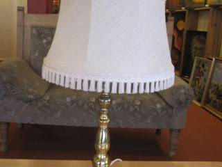 bordlampe messing