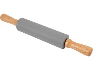 Kagerulle, L: 38 cm, diam. 5,5 cm, grå, 1 stk.