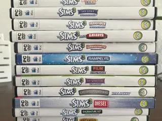 Sims 3 grund spil + 16 udvidelser 