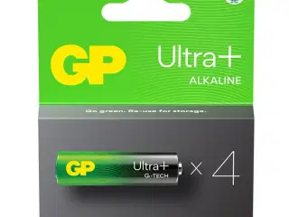 GP Ultra Plus Alkaline AA-batteri 15AUP/LR6 4-pak