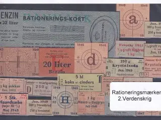 Rationeringsmærker - 2. Verdenskrig