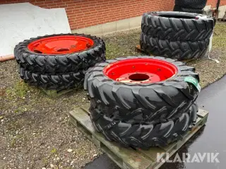 Landbrugsdæk Michelin + Kleber 270/95R44 + 11.2R28 XM 25 4 styk