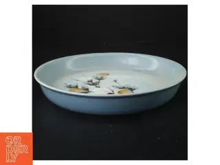 Porcelænsfad med blomstermotiv 967-3893 fra Royal Copenhagen (str. Ø 24 cm)