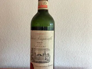 Rødvin pichon longueville 2cru Pauillac 1958