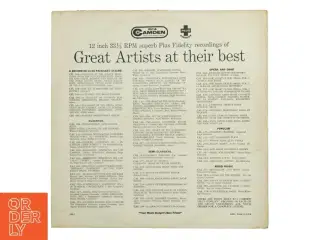 Vinylplader med klassisk og amerikansk musik