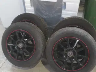 Suzuki Swift sommerhjul med flotte alufælge