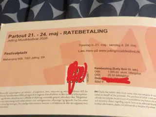 Jelling musikfestival 2026 billetter 4 dage