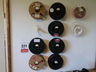 Diverse printertråd til 3D printere