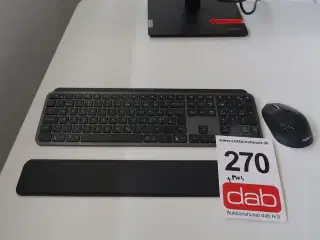 Logitech MX Keys S Graphite + mus