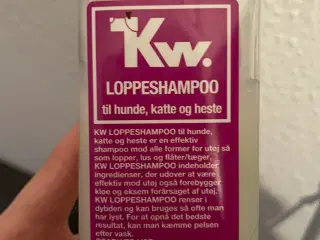 Loppeshampoo til katte, hunde og hest