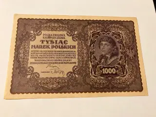 1000 Marek Poland 1919 - Nice condition