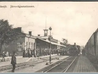 Nässjö- Jänvägsstation - Sverige - Brugt