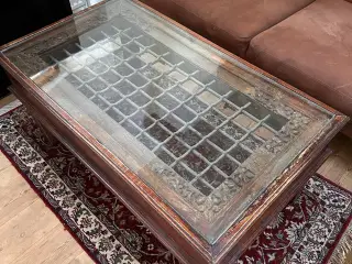 Sofabord med glasplade