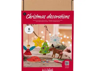 DIY Kit Julepynt, Farvelægning, 1 pk.