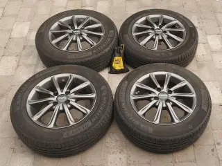 15" Mega Virgo Alufælge med michelin sommer dæk