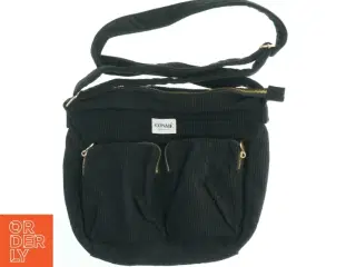 Sort skuldertaske fra Conme (str. 27x31 cm)