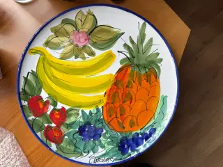 Håndmalet Fad fra Palermo Italien
