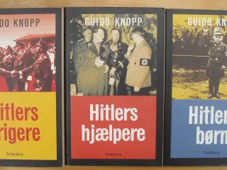 3 stk Hitlerbøger af Guido Knopp