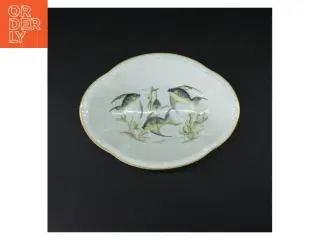 Dekorativt fad med fiske motiv fra B&G (str. 24 x. 19 cm. h. 6 cm)