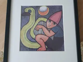 Henry Heerup “Nisse med svaneharpe”