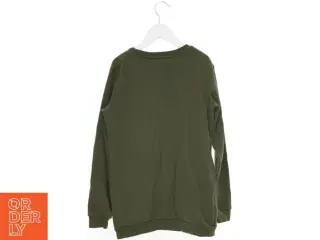 Grøn sweatshirt med palietter fra H&M (str. 146)