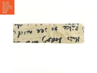 Stof med skriftmønster