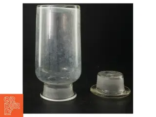 Glasbeholder med låg (str. 24 cm)