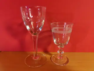 Snapseglas, 2 stk
