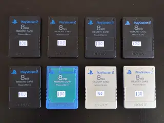 Originale Sony PS2 Memory Cards