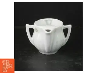 Hvid porcelæns sovsekande fra Pillivuyt (str. 16 cm)