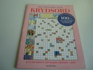 Søndag 100 årsjubilæum krydsord/ kryds og tværs
